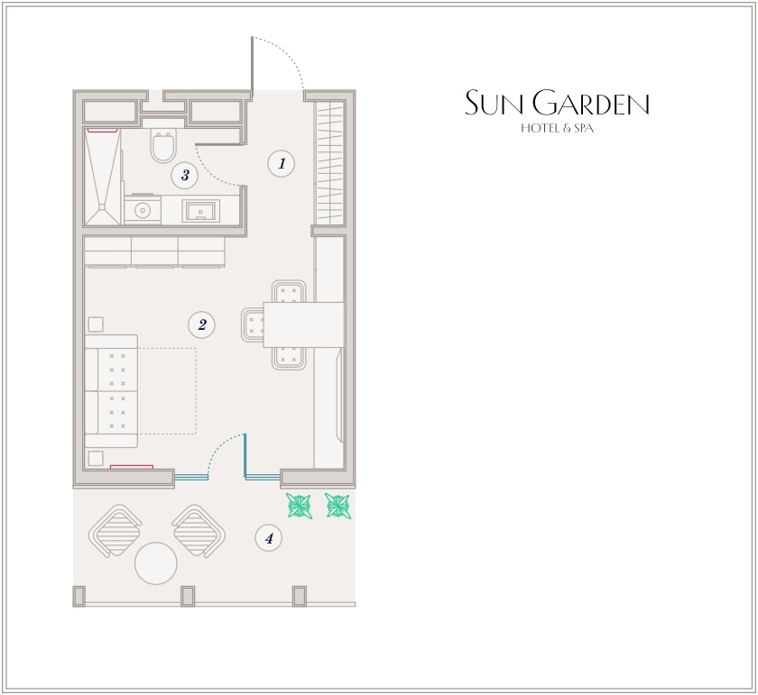 Планировка Студия 37,4 м²