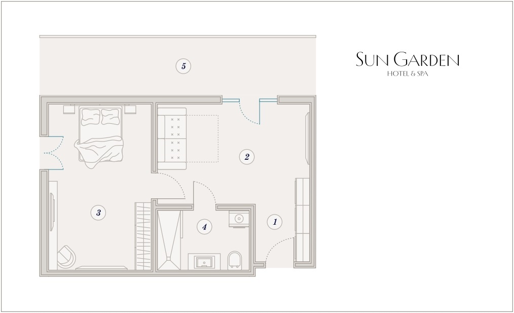 Планировка 2-комнатная 75,2 м²