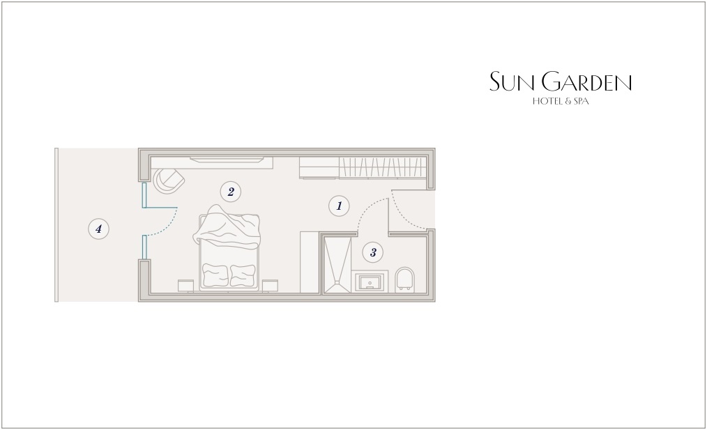 Планировка Студия 34,4 м²
