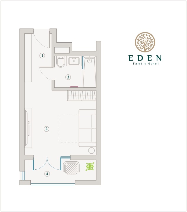 Планировка Студия 30,3 м²