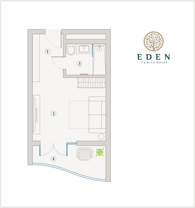 Планировка Студия 32,5 м²