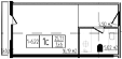 Планировка Студия 27,17 м²