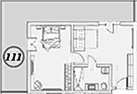 Планировка 2-комнатная 75,2 м²