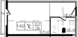 Планировка Студия 27,17 м²