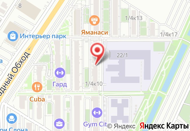 Расположение офиса на карте