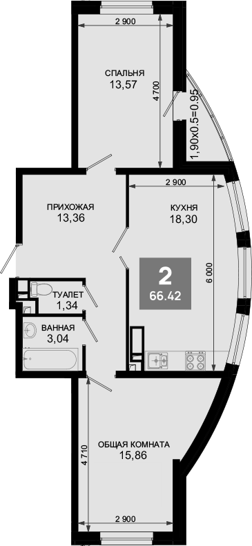 3-комн