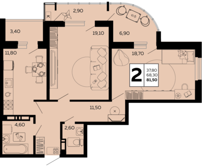 2-комн