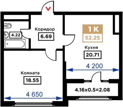 1-комн