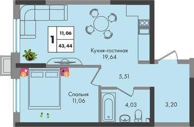 2-комн