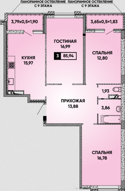 4+ комн