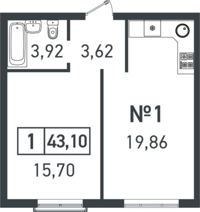 1-комн