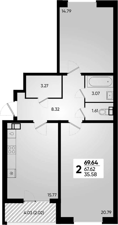3-комн