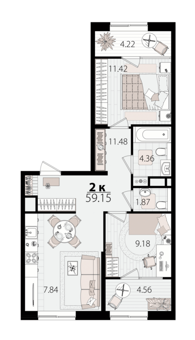 3-комн