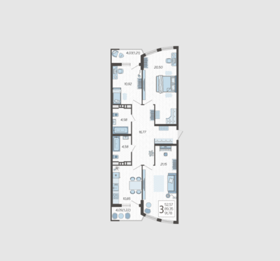 3-комн