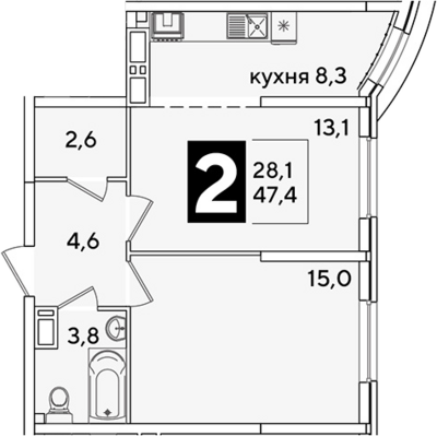 2-комн