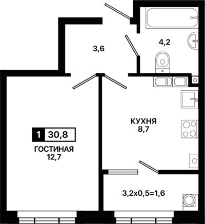 1-комн
