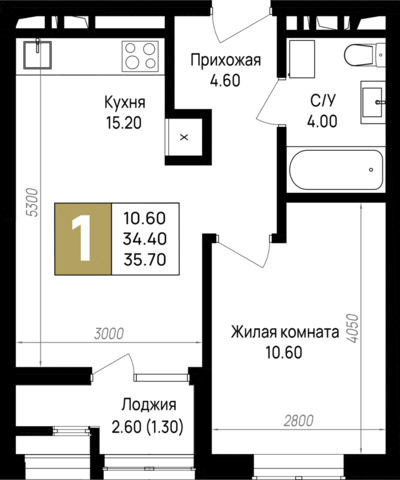1-комн