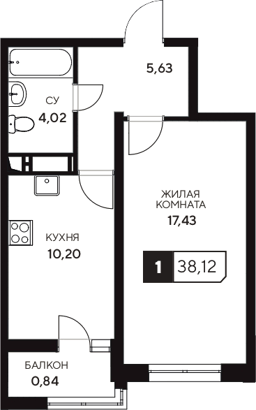 1-комн
