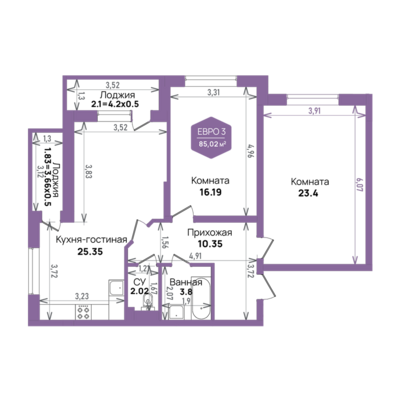 3-комн