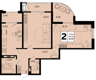 2-комн