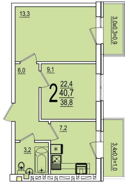 2-комн