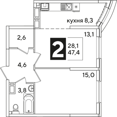 2-комн