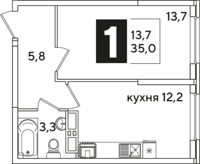 1-комн