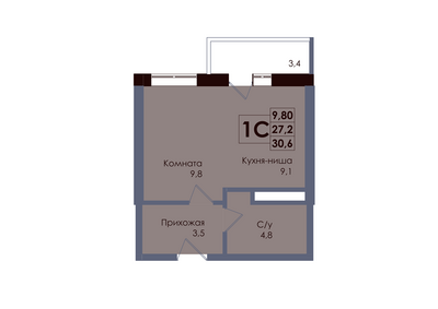 1-комн