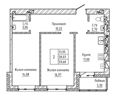 2-комн