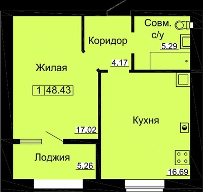 1-комн