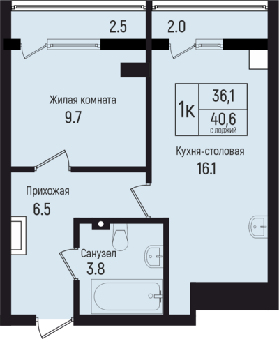 1-комн