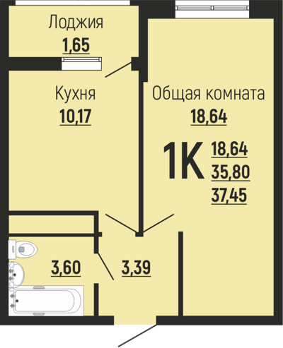 1-комн
