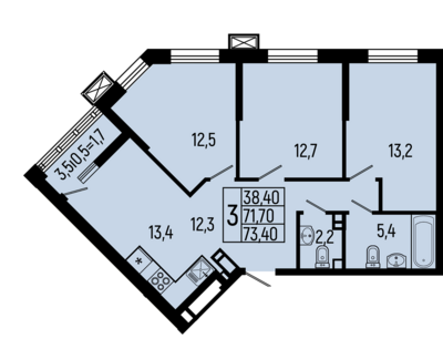 3-комн