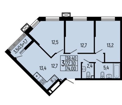 3-комн