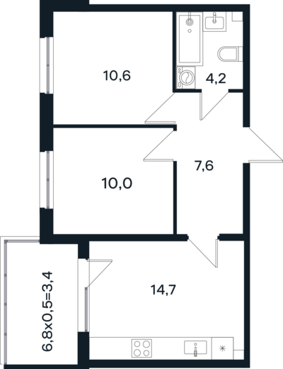 2-комн
