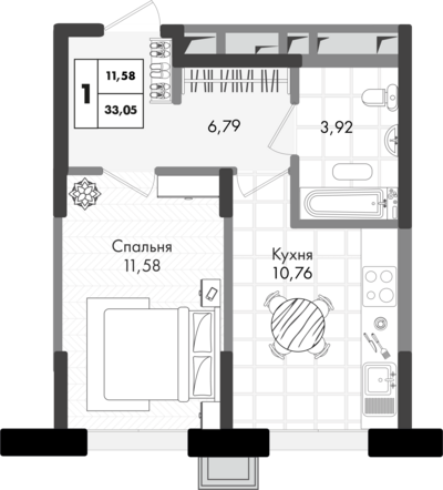 1-комн