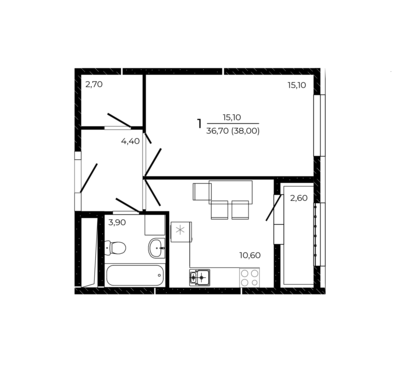 1-комн