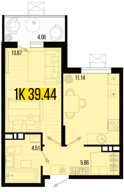 1-комн