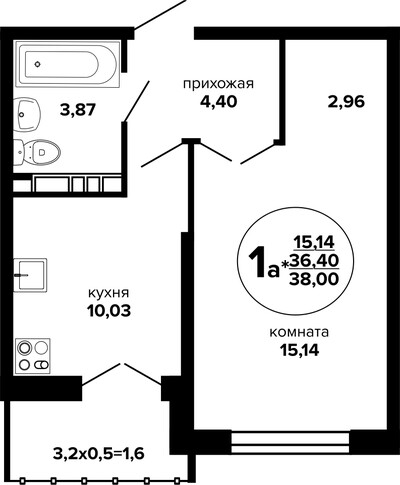 1-комн
