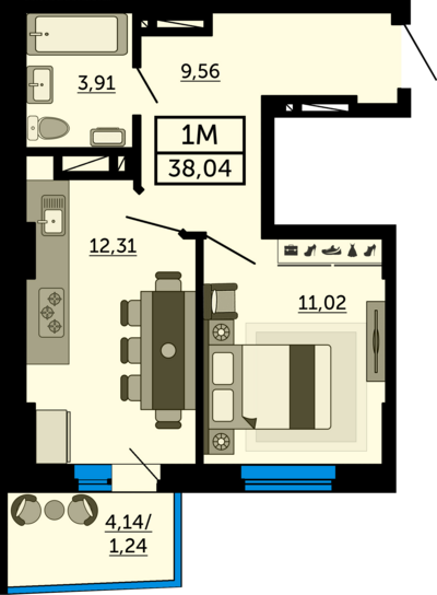 1-комн