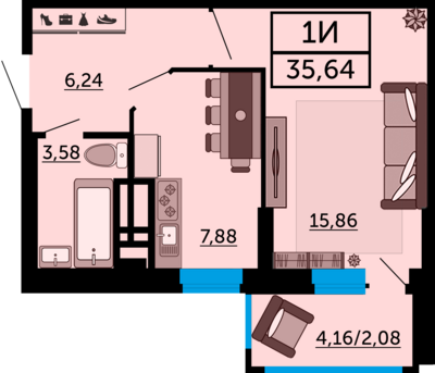 1-комн