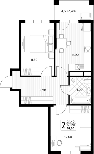 2-комн