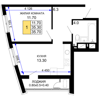 1-комн