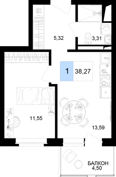 2-комн