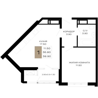 1-комн