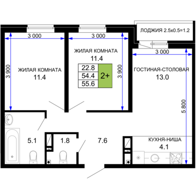 2-комн