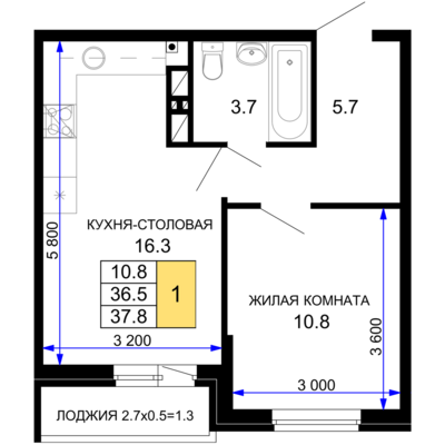 1-комн