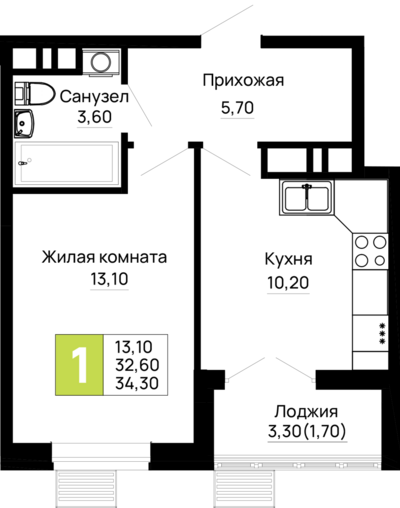 1-комн