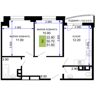 2-комн