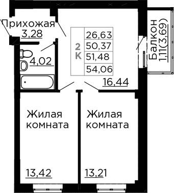 3-комн